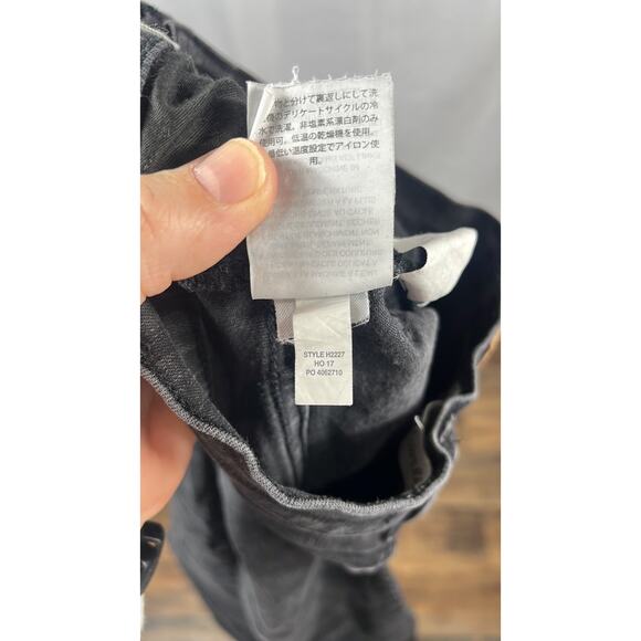 Madewell 9” High Rise Skinny Jean in Lunar Wash Black. - Picture 11 of 12